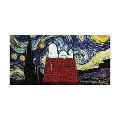 Cartoon Dog House Van Gogh Yoga Headband by Modalart