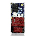 Cartoon Dog House Van Gogh Samsung Galaxy S20 Ultra 6.9 Inch TPU UV Case Front