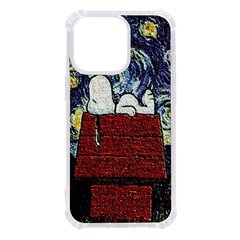 Cartoon Dog House Van Gogh Iphone 13 Pro Tpu Uv Print Case by Modalart