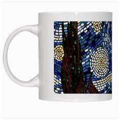 Mosaic Art Vincent Van Gogh Starry Night White Mug by Modalart