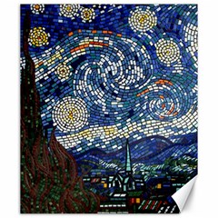 Mosaic Art Vincent Van Gogh Starry Night Canvas 20  X 24  by Modalart