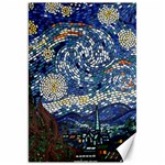 Mosaic Art Vincent Van Gogh Starry Night Canvas 20  x 30  19.62 x28.9  Canvas - 1