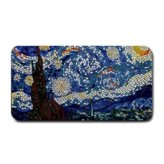 Mosaic Art Vincent Van Gogh Starry Night Medium Bar Mat by Modalart