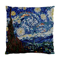 Mosaic Art Vincent Van Gogh Starry Night Standard Cushion Case (two Sides) by Modalart