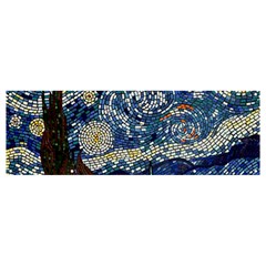 Mosaic Art Vincent Van Gogh Starry Night Banner And Sign 12  X 4  by Modalart