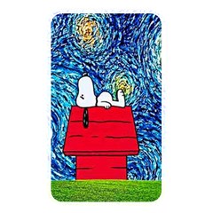 Cartoon Dog Starry Night Van Gogh Parody Memory Card Reader (rectangular) by Modalart