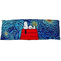 Cartoon Dog Starry Night Van Gogh Parody Body Pillow Case Dakimakura (two Sides) by Modalart