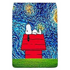 Cartoon Dog Starry Night Van Gogh Parody Removable Flap Cover (l) by Modalart