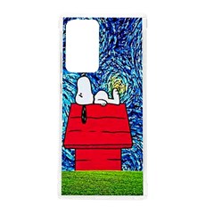 Cartoon Dog Starry Night Van Gogh Parody Samsung Galaxy Note 20 Ultra Tpu Uv Case by Modalart