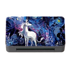 Unicorn Starry Night Print Van Gogh Memory Card Reader With Cf by Modalart