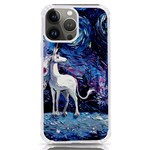 Unicorn Starry Night Print Van Gogh iPhone 13 Pro Max TPU UV Print Case Front