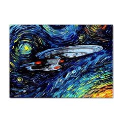 Star Ship Parody Art Starry Night Sticker A4 (10 Pack) by Modalart