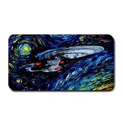 Star Ship Parody Art Starry Night Medium Bar Mat by Modalart