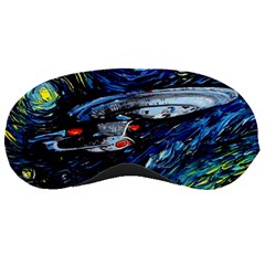 Star Ship Parody Art Starry Night Sleep Mask by Modalart