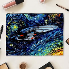 Star Ship Parody Art Starry Night Cosmetic Bag (xl) by Modalart