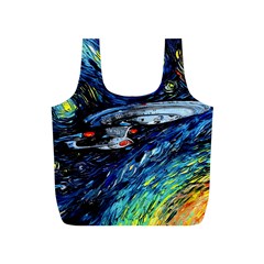 Star Ship Parody Art Starry Night Full Print Recycle Bag (s) by Modalart