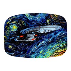 Star Ship Parody Art Starry Night Mini Square Pill Box by Modalart