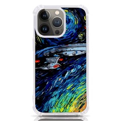 Star Ship Parody Art Starry Night Iphone 13 Pro Tpu Uv Print Case by Modalart