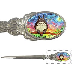 Totoro Starry Night Art Van Gogh Parody Letter Opener by Modalart