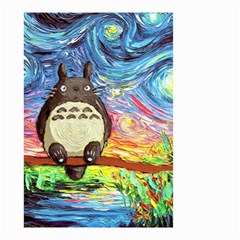 Totoro Starry Night Art Van Gogh Parody Small Garden Flag (two Sides) by Modalart