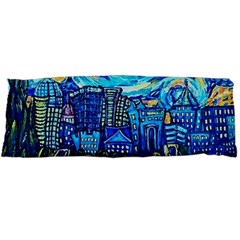 Starry Night Van Gogh Painting Art City Scape Body Pillow Case Dakimakura (two Sides) by Modalart