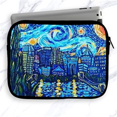 Starry Night Van Gogh Painting Art City Scape Apple Ipad 2/3/4 Zipper Cases by Modalart