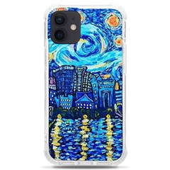 Starry Night Van Gogh Painting Art City Scape Iphone 12 Mini Tpu Uv Print Case	 by Modalart