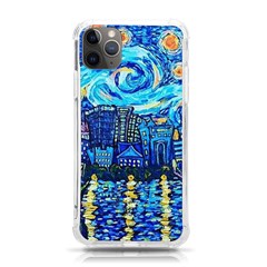 Starry Night Van Gogh Painting Art City Scape Iphone 11 Pro Max 6 5 Inch Tpu Uv Print Case by Modalart