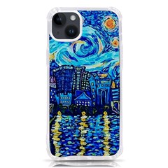 Starry Night Van Gogh Painting Art City Scape Iphone 14 Plus Tpu Uv Print Case by Modalart