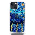 Starry Night Van Gogh Painting Art City Scape iPhone 13 mini TPU UV Print Case Front