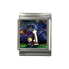 Cartoon Art Starry Night Van Gogh Italian Charm (13mm) by Modalart