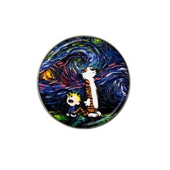 Cartoon Art Starry Night Van Gogh Hat Clip Ball Marker by Modalart