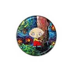 Cartoon Starry Night Vincent Van Gogh Hat Clip Ball Marker by Modalart