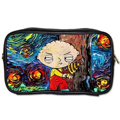 Cartoon Starry Night Vincent Van Gogh Toiletries Bag (one Side) by Modalart