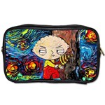 Cartoon Starry Night Vincent Van Gogh Toiletries Bag (One Side) Front