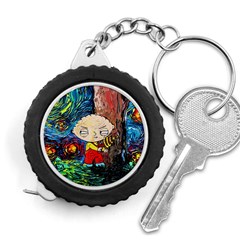 Cartoon Starry Night Vincent Van Gogh Measuring Tape by Modalart