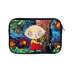 Cartoon Starry Night Vincent Van Gogh Apple Ipad Mini Zipper Cases by Modalart