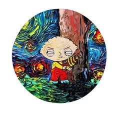 Cartoon Starry Night Vincent Van Gogh Mini Round Pill Box (pack Of 3) by Modalart