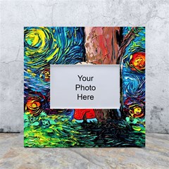 Cartoon Starry Night Vincent Van Gogh White Box Photo Frame 4  X 6  by Modalart