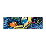 Adventure Time Art Starry Night Van Gogh Sticker (Bumper) Front