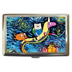 Adventure Time Art Starry Night Van Gogh Cigarette Money Case by Modalart