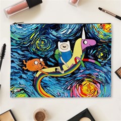 Adventure Time Art Starry Night Van Gogh Cosmetic Bag (xl) by Modalart