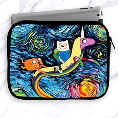 Adventure Time Art Starry Night Van Gogh Apple Ipad 2/3/4 Zipper Cases by Modalart