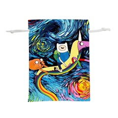 Adventure Time Art Starry Night Van Gogh Lightweight Drawstring Pouch (m) by Modalart