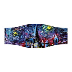 Castle Hogwarts Starry Night Print Van Gogh Parody Stretchable Headband by Modalart