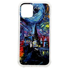 Castle Hogwarts Starry Night Print Van Gogh Parody Iphone 12 Mini Tpu Uv Print Case	 by Modalart