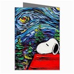 Dog House Vincent Van Gogh s Starry Night Parody Greeting Cards (Pkg of 8) Right