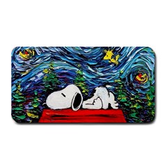 Dog House Vincent Van Gogh s Starry Night Parody Medium Bar Mat by Modalart