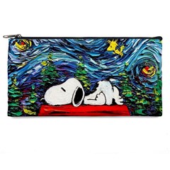 Dog House Vincent Van Gogh s Starry Night Parody Pencil Case by Modalart