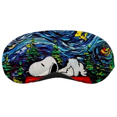 Dog House Vincent Van Gogh s Starry Night Parody Sleep Mask by Modalart